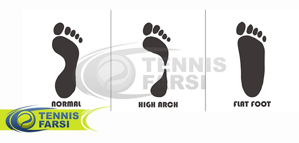 کفش تنیس مناسب برای انواع پاها